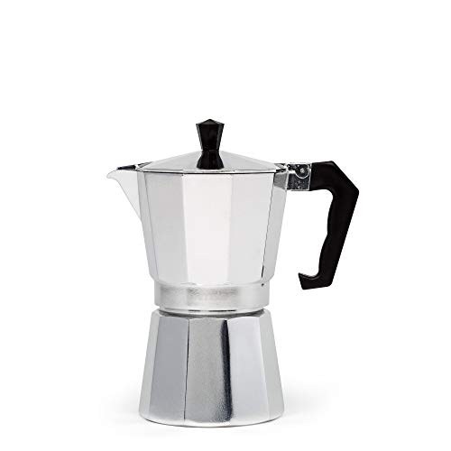 Six Cup Stovetop Espresso and Coffee Maker