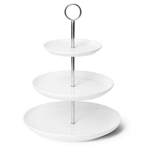White Porcelain Cake Stand- Dessert Stand