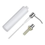 Streamline Your Kitchen Cleanup with the Built-In Sink Soap Dispenser - Brushed Nickel Elegance - Image 6