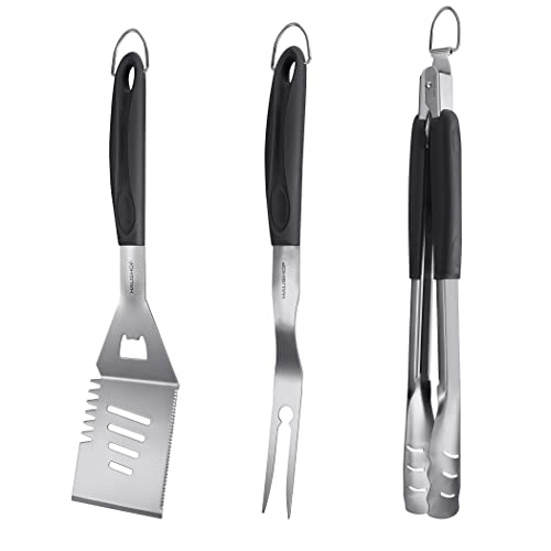 HAUSHOF Large Grill Accessories Heavy Duty BBQ Set