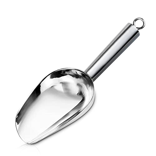 Metal Ice Scoop 2.4 Ounces, Popcorn Scoop