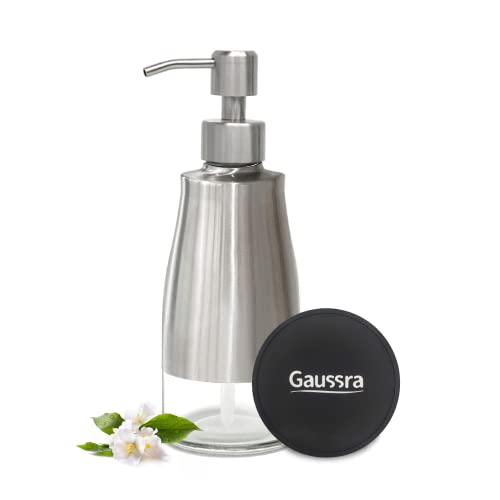 Gaussra Soap Dispenser with Non-Slip Coaster