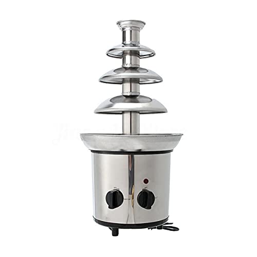 4 Tier Stainless Steel Electric Chocolate Fondue