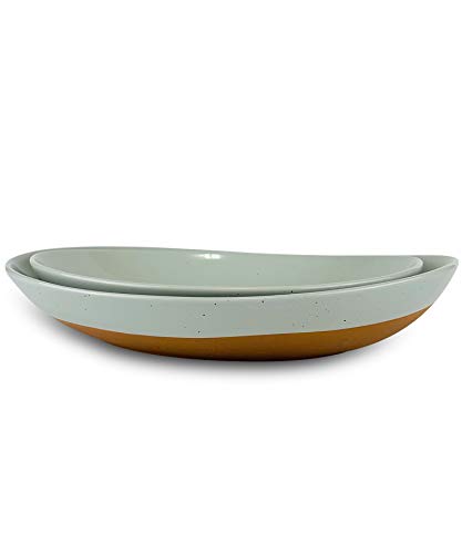 Mora Ceramic Large Serving Bowls- Set of 2