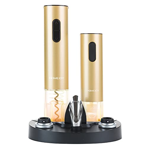 Electric Wine Openers Golden Gift Set