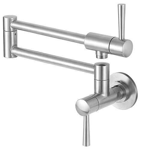 Kitchen Faucet Wall Mount Double Joint
