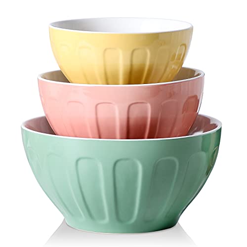 Lareina Ceramic Mixing Bowls for Kitchen