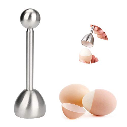 Soft Hard Boiled Egg Cracker Stainless Steel