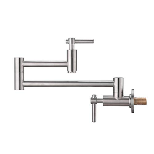 Pot Filler Faucet Two Handle Folding