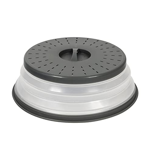 Vented Collapsible Microwave Splatter Proof Food Plate Cover