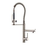 Commercial Kitchen Faucet with Pull Down Sprayer