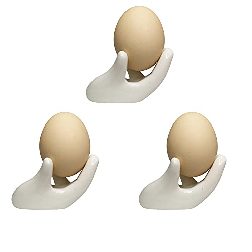 Ceramic Hand Shaped Egg Cup Holder