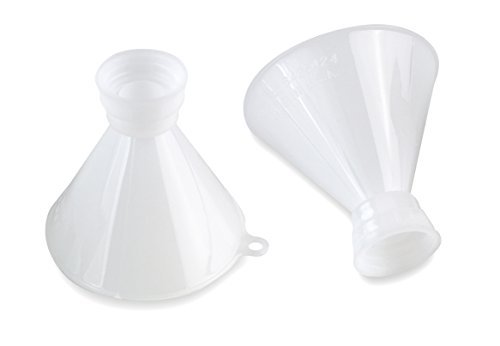 Kitchen Twist-On Plastic Funnel Set