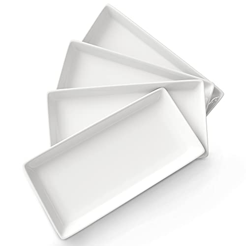 LAUCHUH Porcelain Serving Platter Rectangular Plate