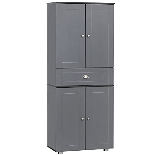 Kitchen Pantry Cabinet with 2 Large Double Door
