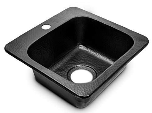 Bowl Kitchen Bar Prep Sink Hammered Baxter