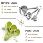 Stainless Steel Kitchen Funnels for Precise Pouring and Filling - Long-Handled Funnel Set - Image 4