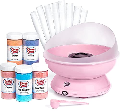 Cotton Candy Expres Cotton Candy Machine with 5 Sugar Pack