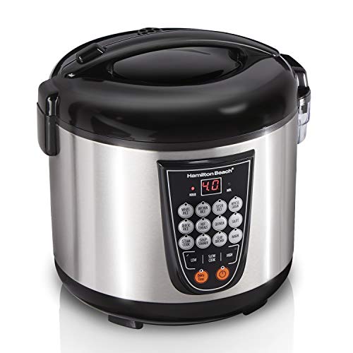 Hamilton Beach Digital Programmable Rice and Slow Cooker