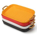 Oven Plates - Set of 4 Baking Trays for Kitchen Use