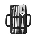 Grilljoy 8PC Extra Thick Stainless Steel Grilling Tools Set - Image 2