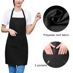 Color Bib Apron Adult Women Unisex for Waist - Image 3