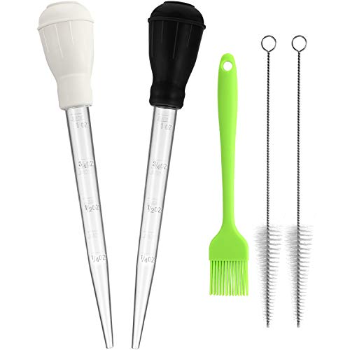 Nylon Heat-resistant Turkey Baster Cooking Set Includes Meat Baster