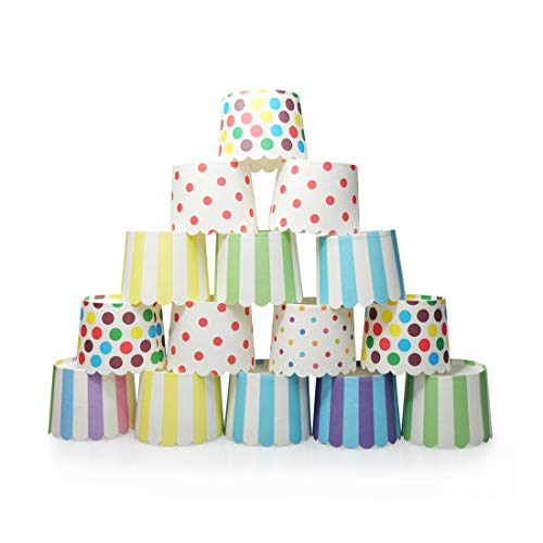 Set of 100 Paper Cake Baking Cup Cupcake