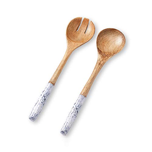 Wooden Salad Servers or Salad Tongs