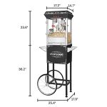 Vintage Style Popcorn Machine and Cart - Image 2