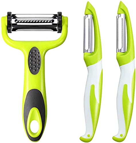 3 Pieces Stainless Steel Professional Peeler Vegetable Peeler