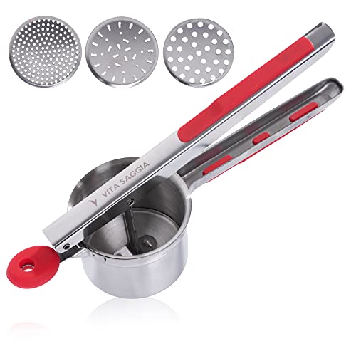Heavy Duty Stainless Steel Potato Ricer and Masher