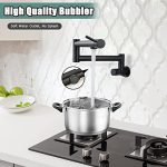 Heyalan Matte Black Pot Filler Wall Mount - Image 6