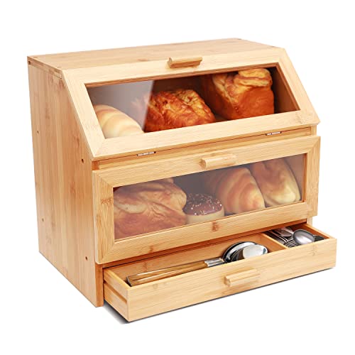 Bread Box for Kitchen Countertop