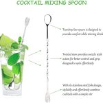 Mixing Spoon Double Cocktail Jigger Cocktail Ice Muddler - Image 6