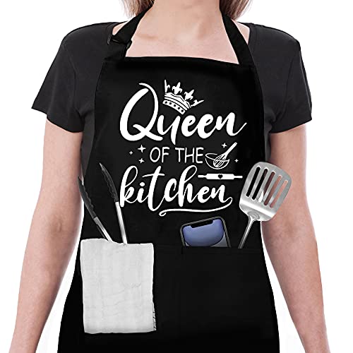 Banana King Aprons for Women with Pockets