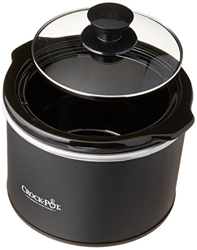 Crock-Pot 1-1/2-Quart Round Manual Slow Cooker, Black