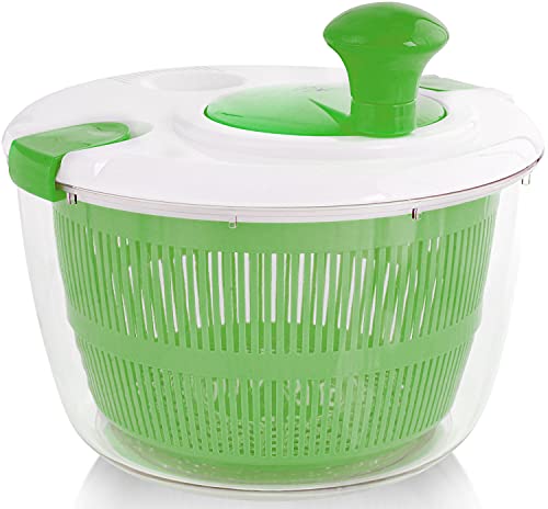 Zulay Kitchen Salad Spinner Large 5L Capacity