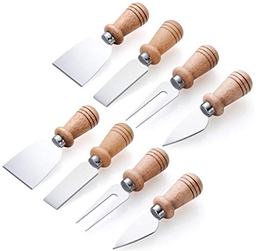Travel Cheese Knives with Wood Handle