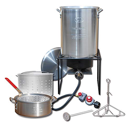 King Kooker Propane Outdoor Fry Boil Package with 2 Pots