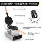 Commercial Bubble Waffle Maker Egg - Image 2