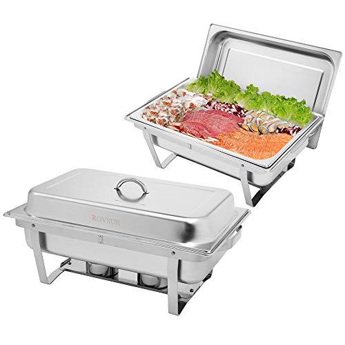 Full Size Stainless Steel Chafing Dishes Buffet Set