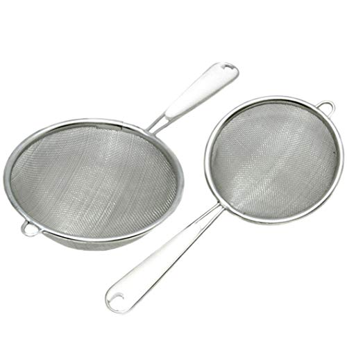 Chef Craft Basic Mesh Strainer, 3 and 4 inch