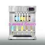 Commercial 5 Flavors Soft Serve Ice Cream Machine - Image 2
