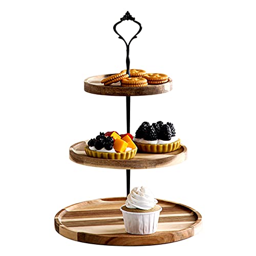 Refrase Life Cupcake Stand 3 Tier, Wood
