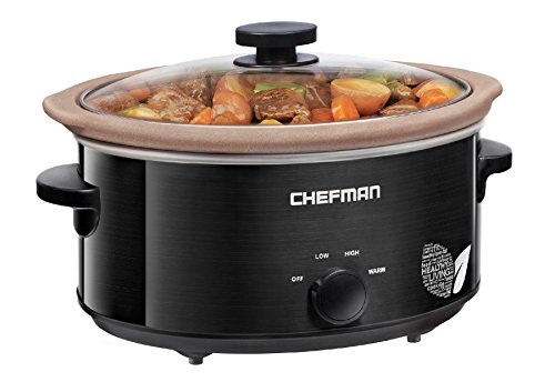 Chefman 5 Qt. Slow Cooker, All-Natural