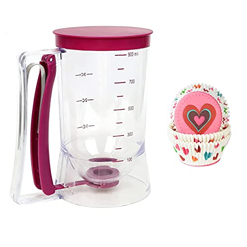 ZLMC Pancake batter dispenser tool squeeze handle holder