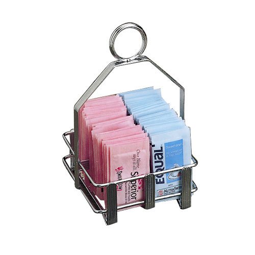 Tablecraft Chrome Double-Sided Sugar Packet Rack