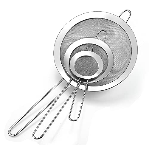 Kitchen Pasta Fine Mesh Strainer Set