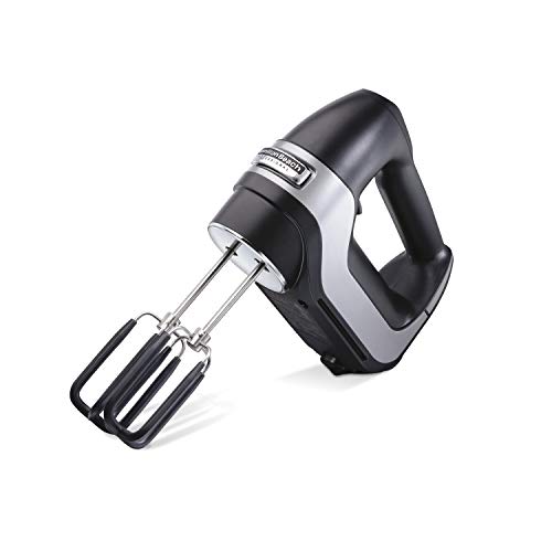 7-Speed Electric Hand Mixer with Snap-On Storage Case